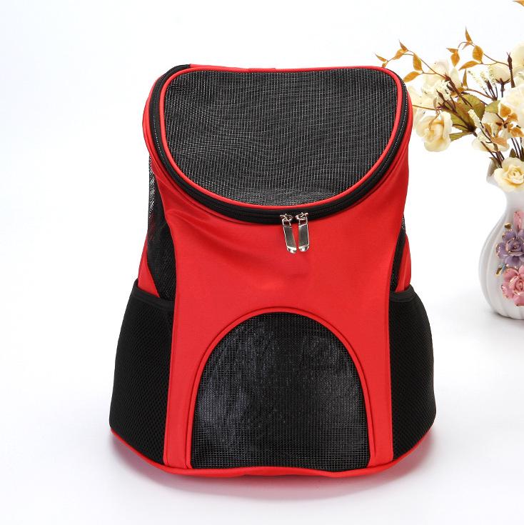 Portable Cross-Border Pet Backpack: Breathable Mesh Design for Cats & Dogs