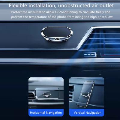Yeni Manyetik Araç Telefon Tutucu Stand Mıknatıs Havalandırma Montajı Cep Telefonu GPS iPhone 15 14 Samsung Xiaomi İçin