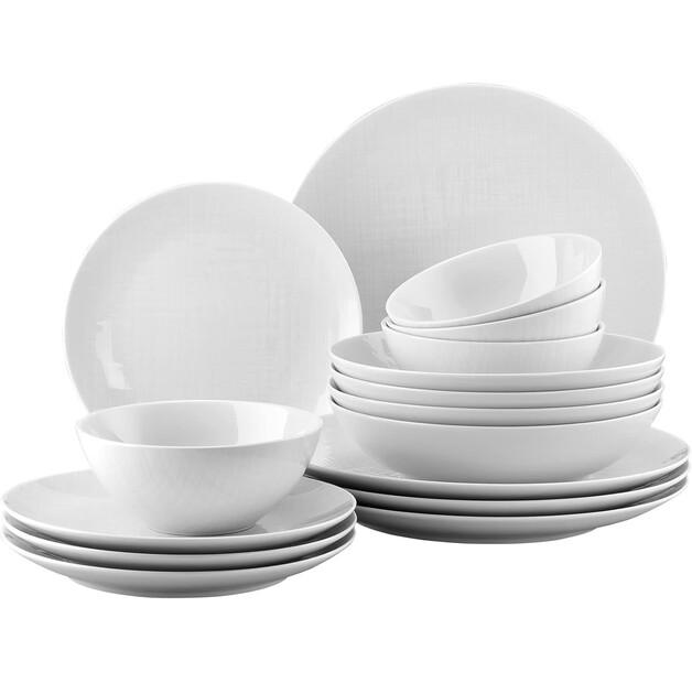 

Сервиз обеденный Rosenthal Mesh White, 16 предметов (11770-800001-28370)