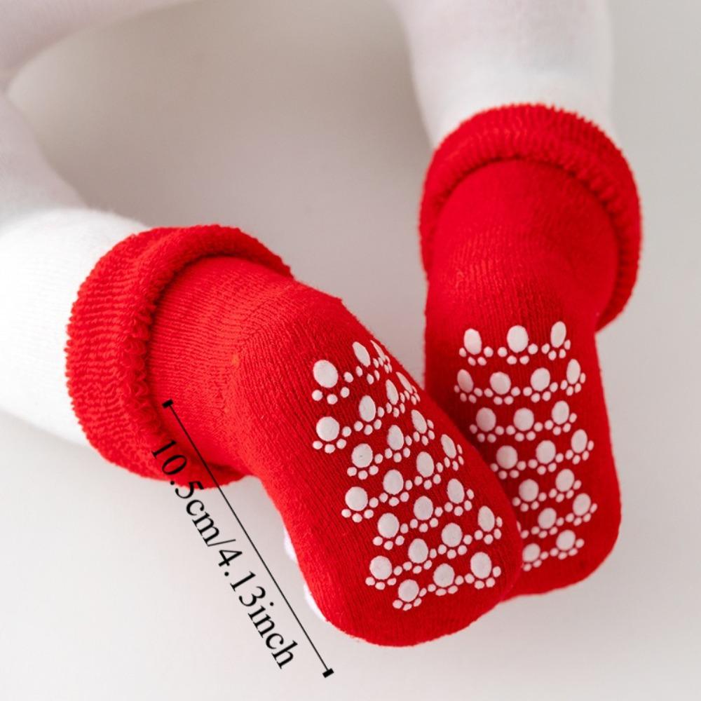 Chaussettes de Noël pour bébé, chaussettes douces pour bébé, collants de dessin animé pour nouveau-né, chaussettes moelleuses en peluche pour bébé garçon fille