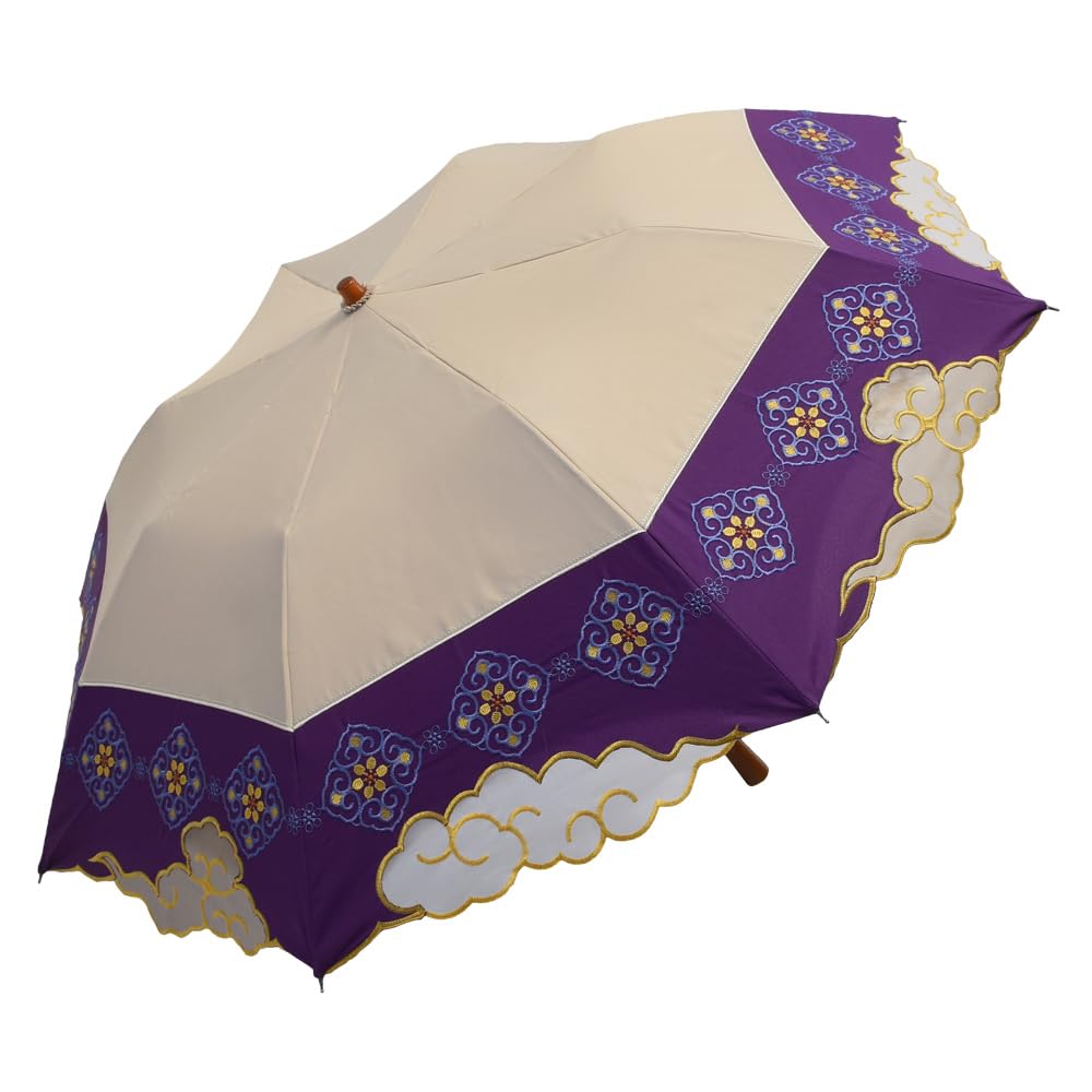 

Зонт от солнца и дождя для долгих дней, актриса органза УФ полная жара жара теплоотвод Uno Shoten [Шинуазри Модерн], женщины, зонт,