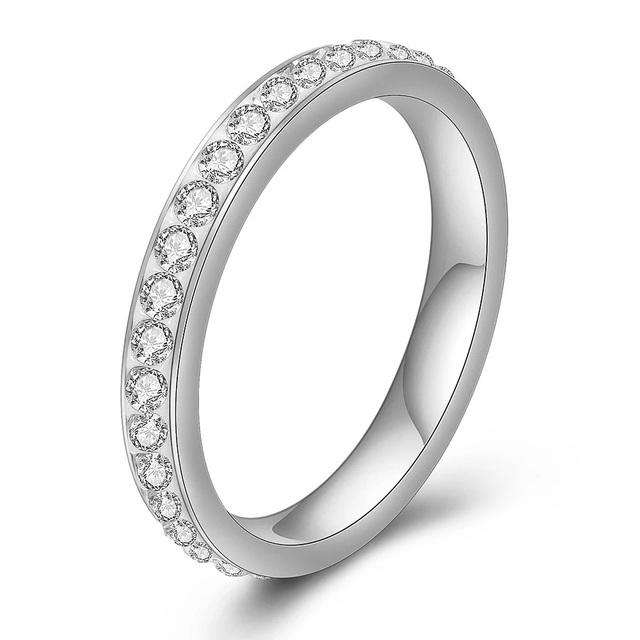 

Wedding Jewelry Engagement Rings Hot Sale Lady Gold Color Rings for Woman 6 серебряный