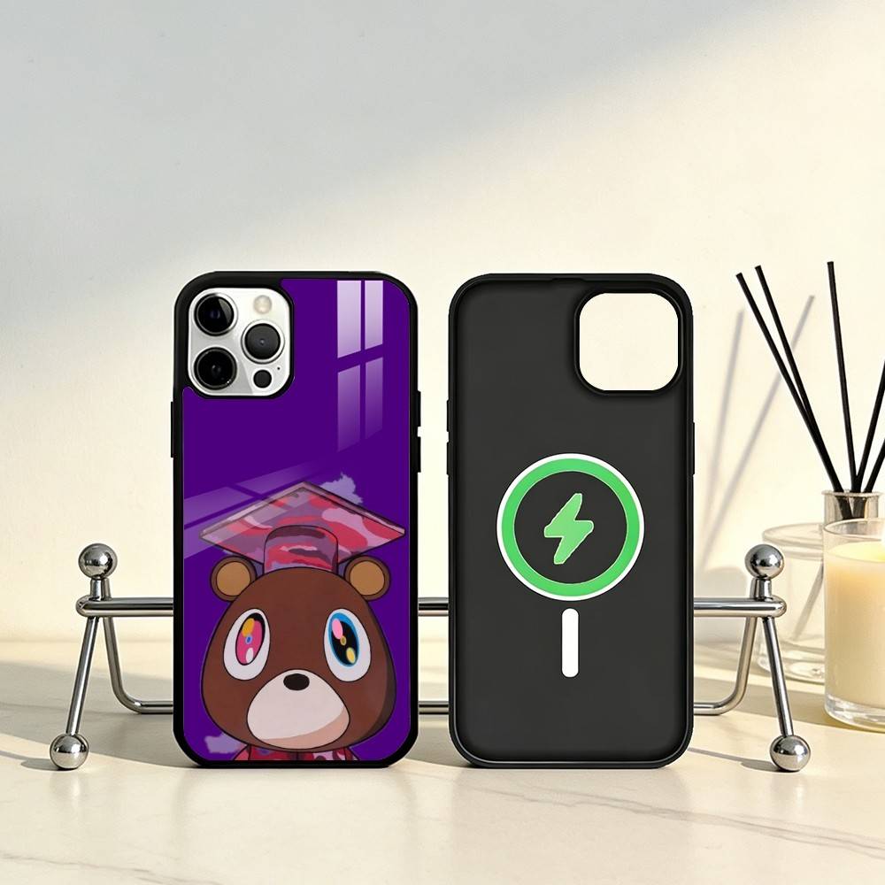 

HOT D-Dropout B-Bear Graduation Phone Case For iPhone17,16,15,14,13,12,11 Plus,Pro Max Magnetic For Magsafe Wireless Charging iPhone13