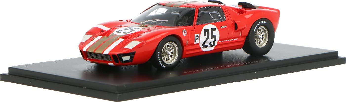 

Spark Ford GT40 AMR2 1966 Sebring 12H Gardner 1/43 #25 J. Whitmore/F.