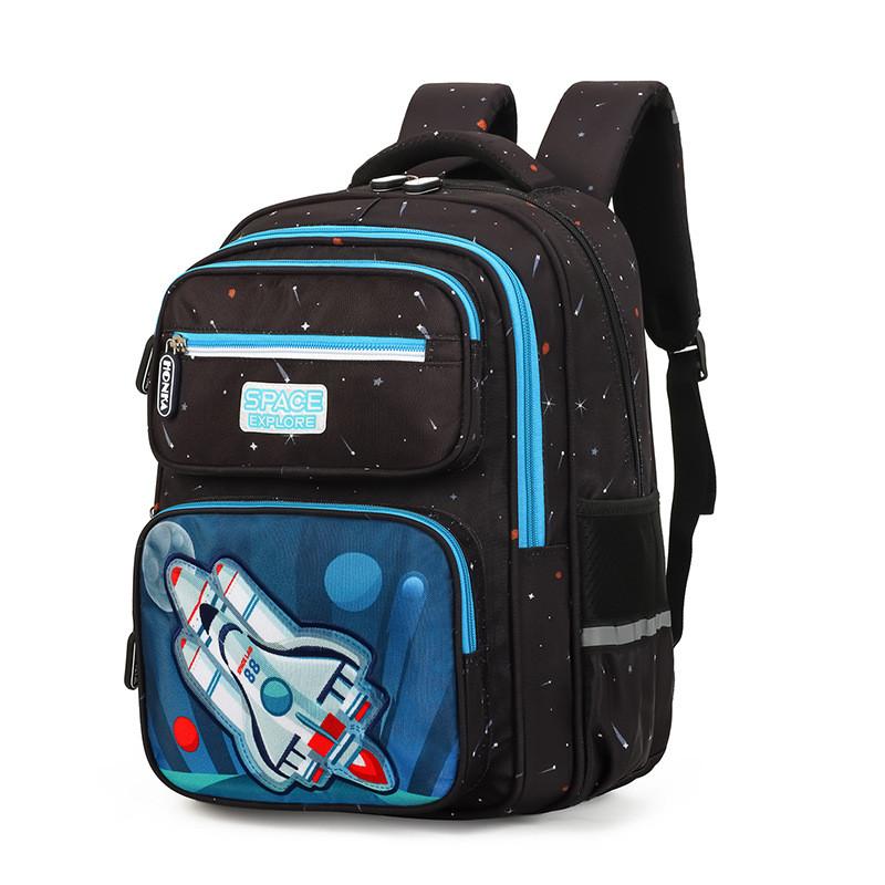 Cartoon Spacious Schoolbag For Children In Grades 1 To 6 With Breathable Fabric And Fit Comfortable