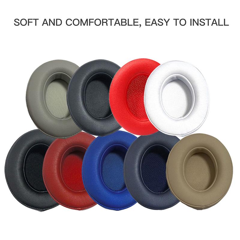 Beats Studio 2/3 Earmuffs Ultra-Soft Sponge Cushion Cover Repair Parts Wireless Bluetooth Headphone Replacement Earpads