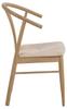 WOODEN CHAIR York bleached oak STRING SEAT jute