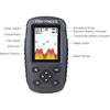 Tragbarer wiederaufladbarer Fischfinder Drahtloser Sonarsensor Fischfinder Tiefenlot mit Fischgröße, Bodenkontur, Farb-LCD-Display