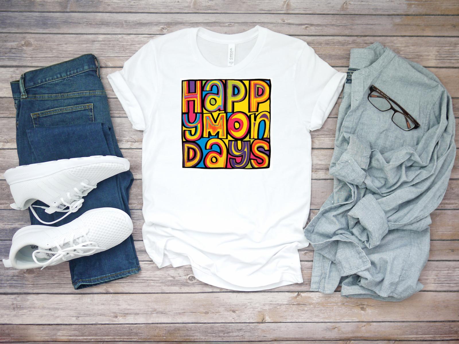 Happy Mondays Indie Dance Madchester Rave Short sleeve White Men T-shirt K060 S