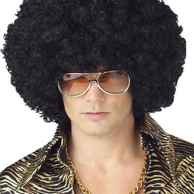 Siyah kıvırcık afro peruk