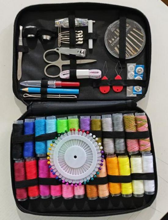 Portable Needle and Thread Kit - Home DIY Sewing Tool Set, Household Sewing Box