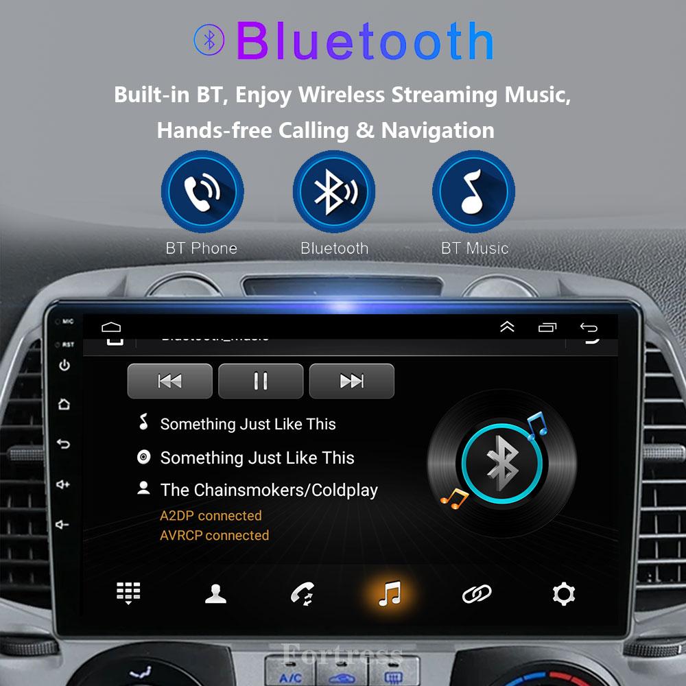 FortressFor Hyundai I20Carplay 2008 2009 2010 2011 2012 2013 2014 Car Radio GPS Navigation Stereo Android 10 No DVD Player 2 Din