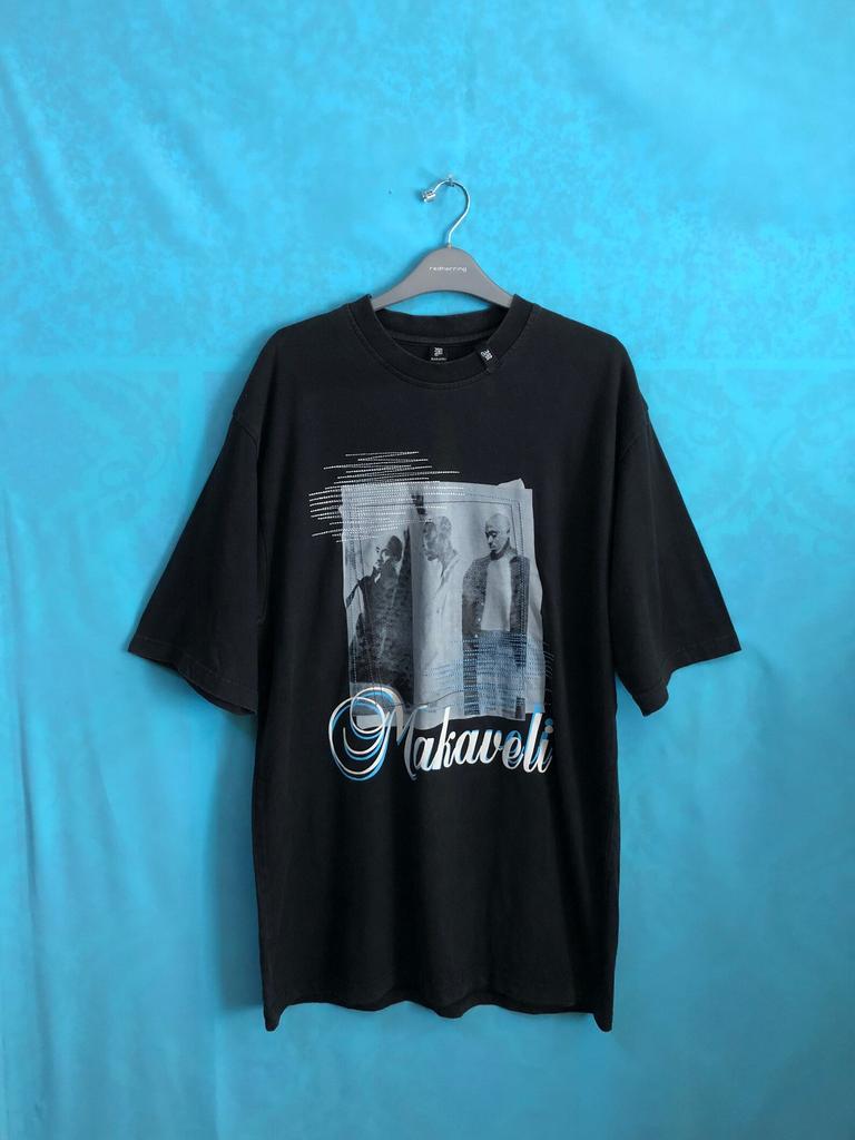 ON SALE!! VTG makaveli tupac shakur photo printed hip hop rap swag snoop dog kanye west asap rocky extra large #785