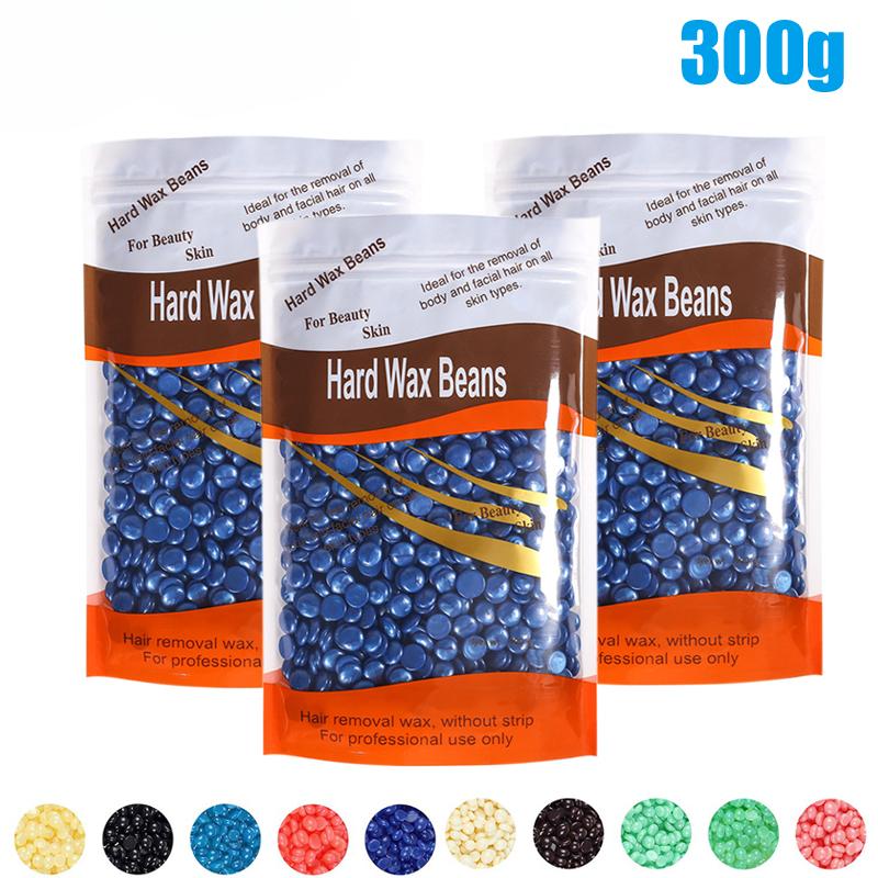 400g/300g/200g /50g Hot Film Hard Wax Depilatory Wax Beans Pellet Waxing Face Body Hair Removal Wax Beans for Wax Heater Machine