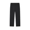 FILA BLUE Minimalist Style Fleece Lined Solid Color Thermal Skin Friendly Straight Fit Casual Pants Men's Jet Black F11M512801F-BK