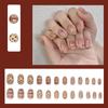 Artificial Nail Tips with Heart and Star Patterns 24 Pieces Lightweight Comfortable Fit for Various Occasions