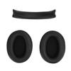 Earpads and Headband Pad Protein Leather Memory Foam Ear Cushions and Headband Pad Kit for W800BT Plus Earphone Black
