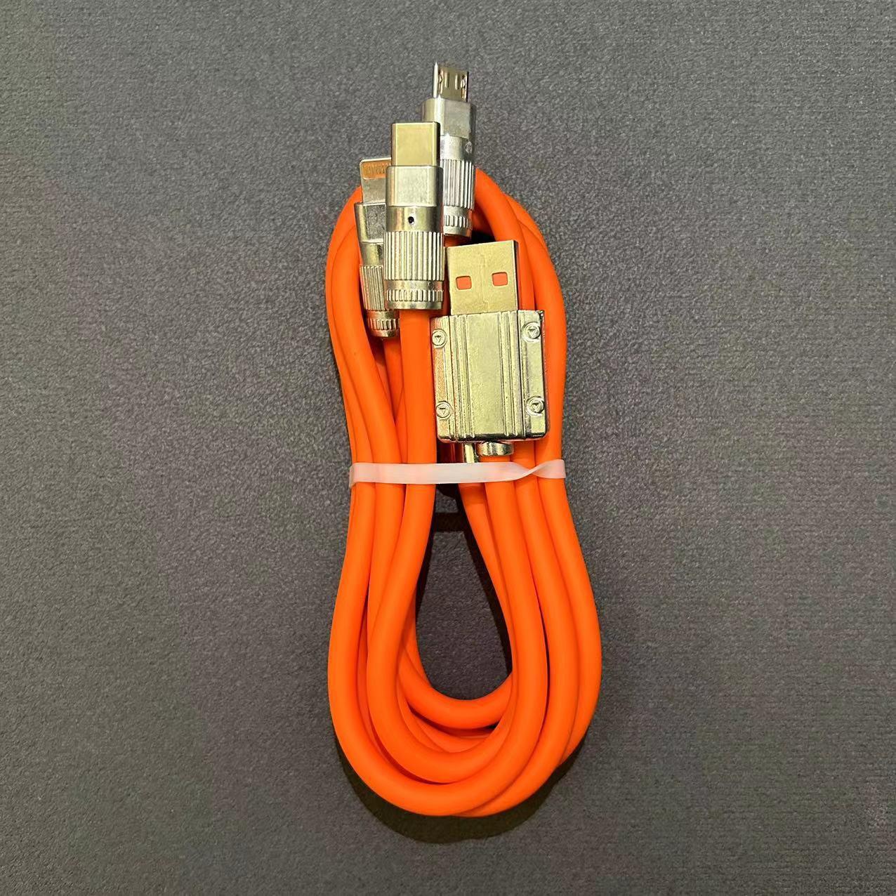 4-in-1 Fast Charging Cable for Apple, Huawei, iPad, Laptop, 65W PD27W Compatible