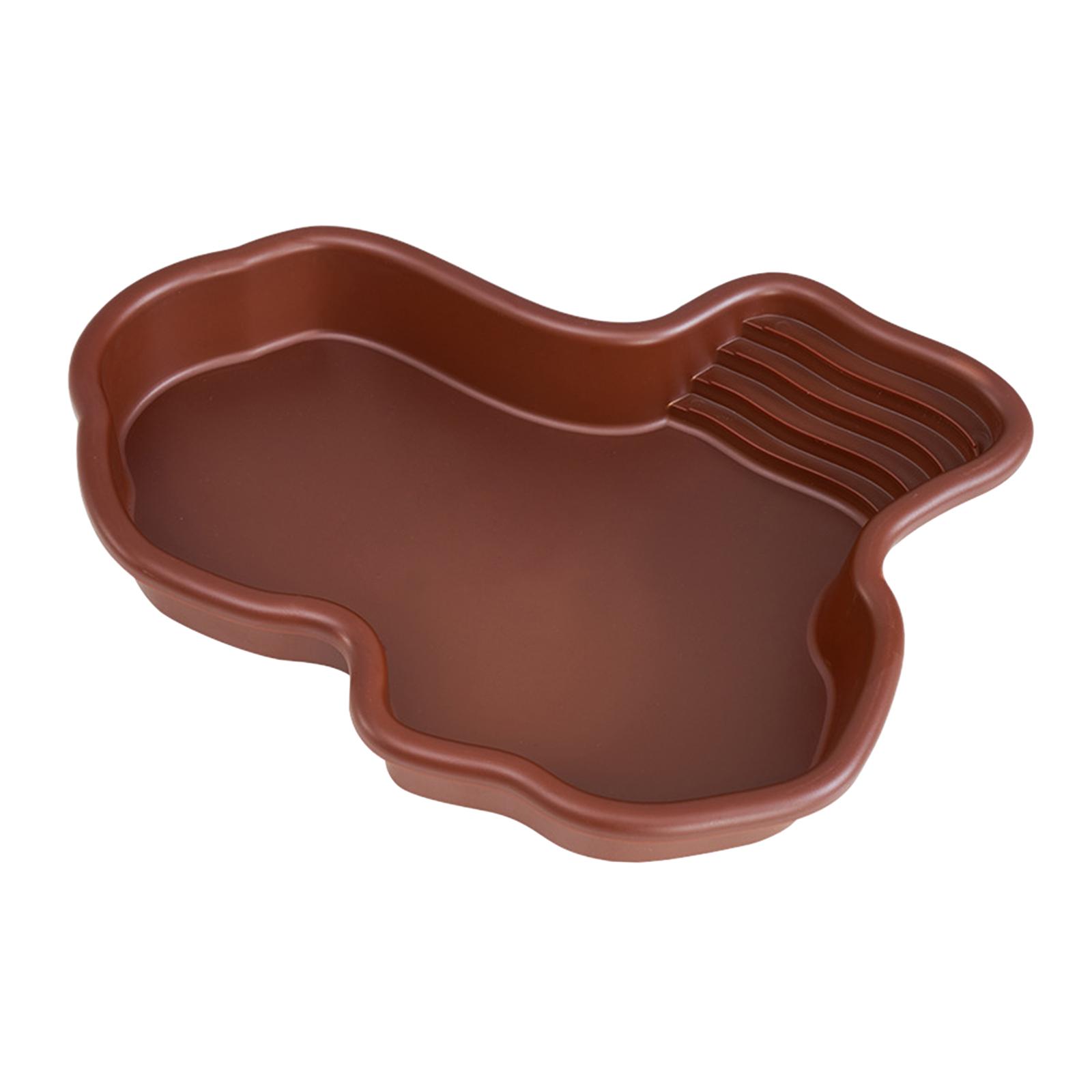 

Reptile Bathing Pool Amphibians Accessories Tortoise Feeder Turtle Bath for Hamster Chameleon Scorpion Bearded Dragon Snake