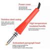 DIY Wood Burning/Carving Set,Hot Stamp Tool W/ Letters Alphabet for Wood