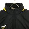 PUMA 90s Old Hit Union Logo embroidery Hooded Batting coat L Black series Men's Used