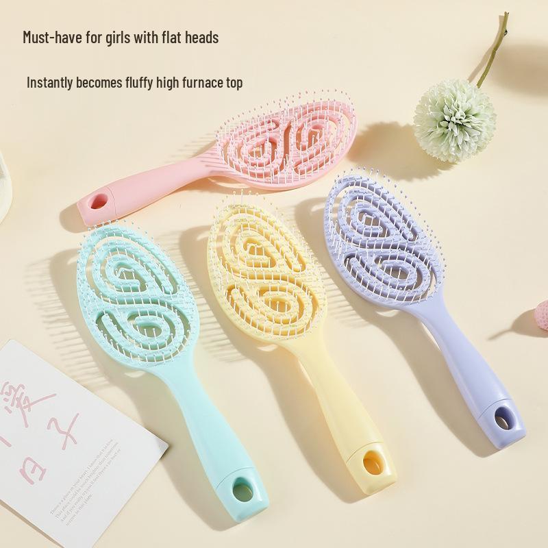 

Leaf-Shaped Elastic Massage Comb for Smooth, Straight Hair