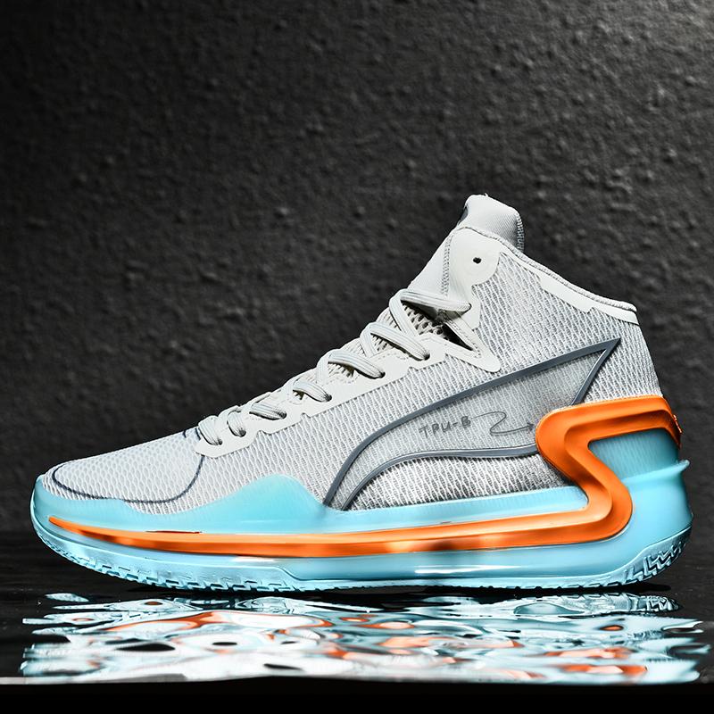 

Fashion True to Size36-45Couple Style High-Quality Wear-Resistant Practical Basketball Shoes Yellow Green Gray White Breathable 45