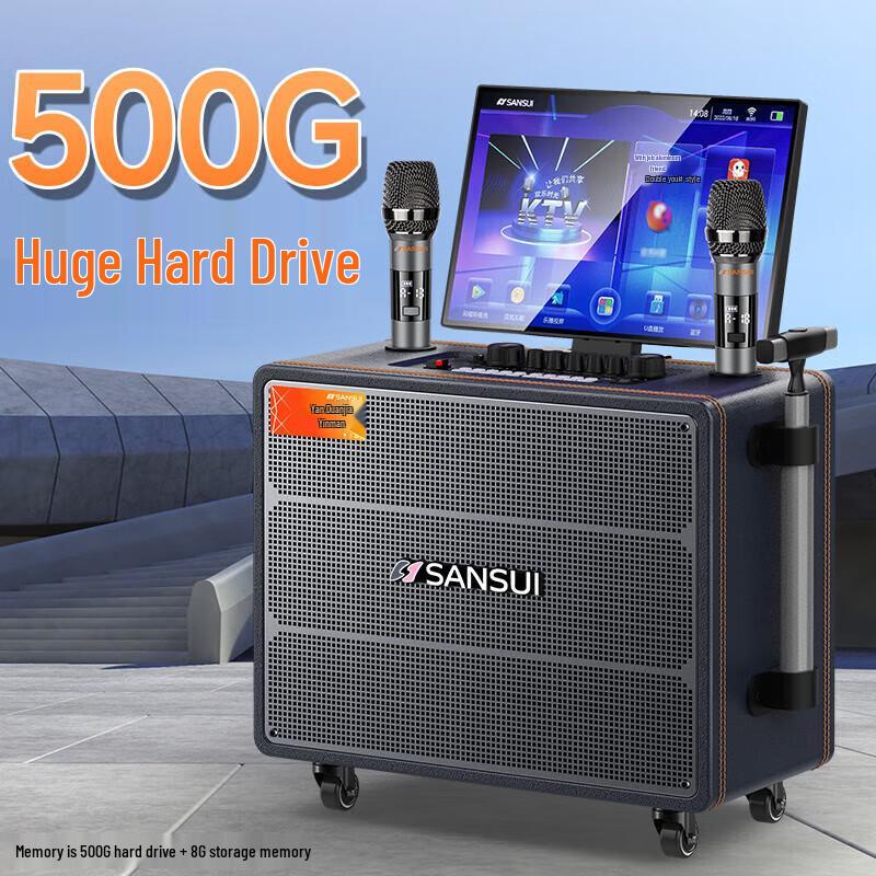 SANSUI Portable KTV Bluetooth Speaker