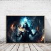Indian Shiva Paint Hindu God Abstract Poster Art Poster Canvas Paintings Wall Art Pictures Home Decor Aesthetic Room Decor