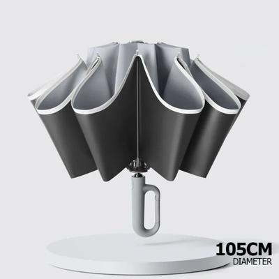 Windproof Reflective Stripe UV Umbrellas Fully Automatic Parasol Umbrellas