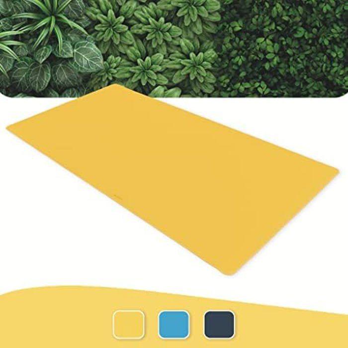 Sklisikkert skrivebordsunderlag - LEITZ - Cosy - 80 x 40 cm - Gult - For PC og skjermer