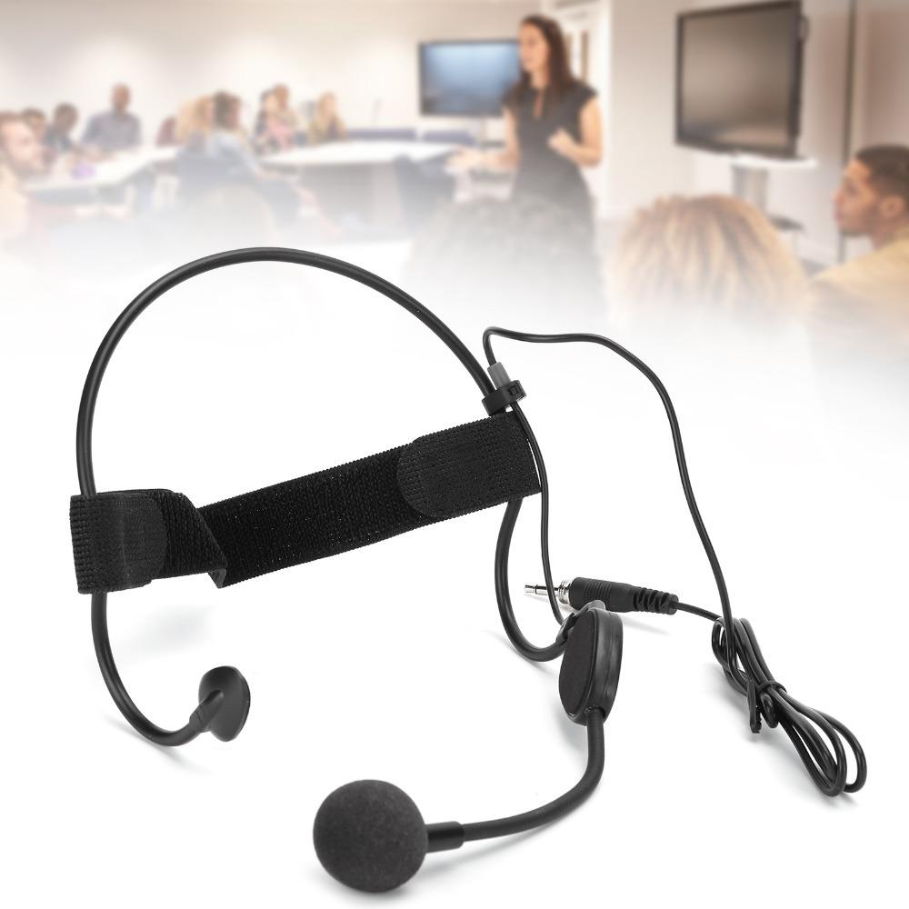 3.5MM Plug Mini Headband Microphone Omnidirectional Pickup Condenser Headset Mic  Performance