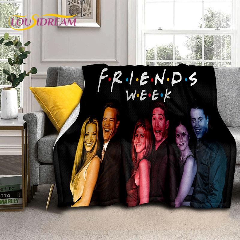 Friends Classics TV 3D  Blanket,Soft Throw Blanket for Home Bedroom Bed Sofa Picnic Travel Office Cover Rest Blanket Kids Gift