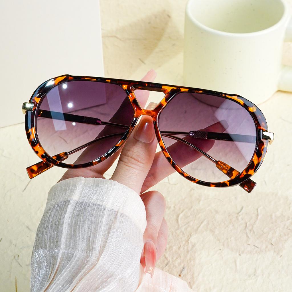 Trendy Double Bridge sunglasses for Women Men with PC Lens and Fashionable Decorative Frame Eyewear Perfect for Birthdays