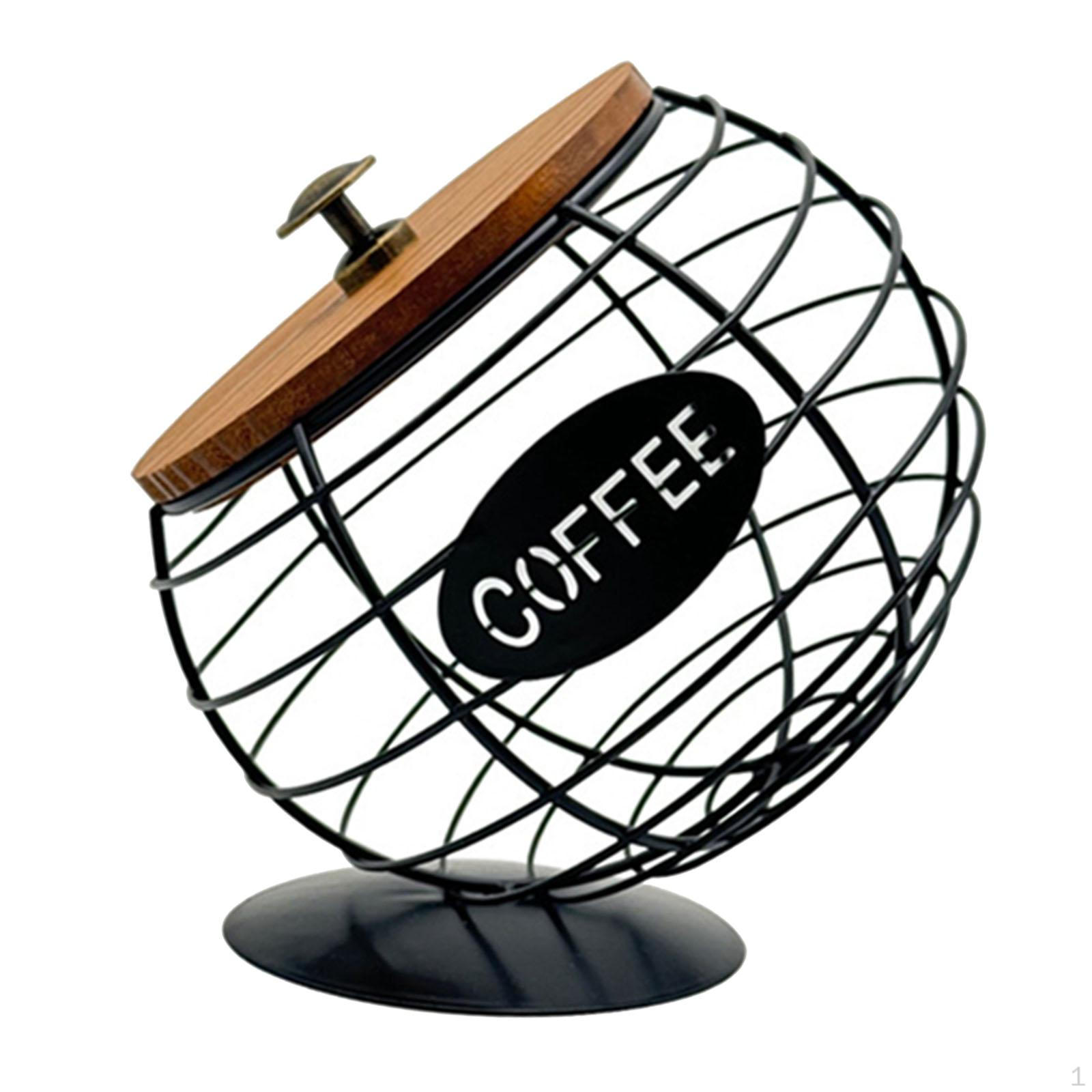 Coffee Capsule Holder, Desktop Container for Cafes, Hotels, Large Capacity, Counter Decoration,