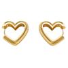 Hot-selling heart-shaped stainless steel earrings, high-end fashion trend earrings, versatile temperament, simple niche earrings