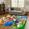 3D Mario Game Cartoon Christmas Gift Living Room Non-Slip Area Rug Carpet For Bedroom Playroom Sofa,Home Decor Doormat