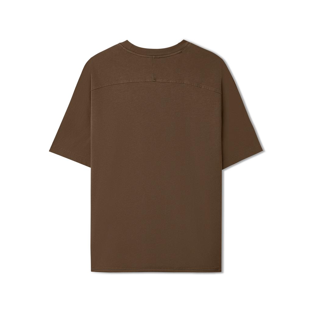 Skechers Loose Cotton Fashion Short Sleeve T-Shirt Unisex tops Pine-Cone-Brown L225U127-05HT