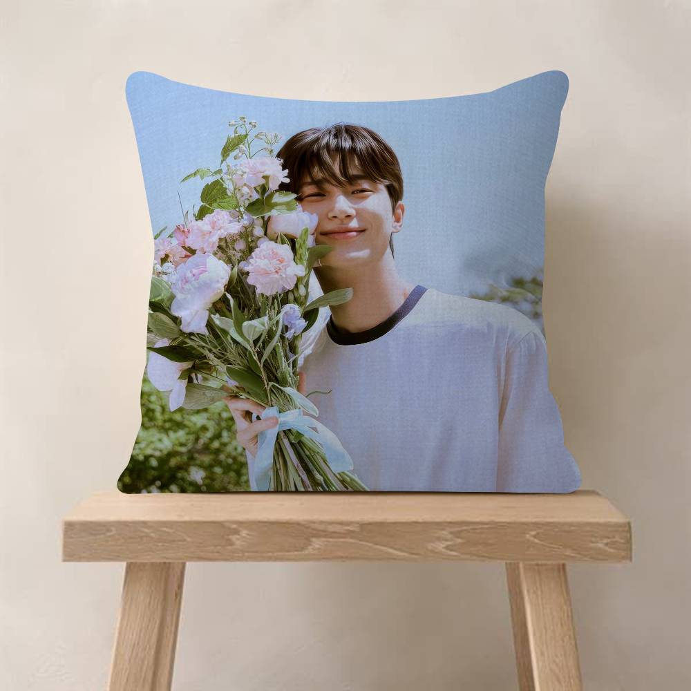 

Korean Celebrity Byeon Wooseok Cushion Cover Decorative Pillow Sofa Home Decor case pillow cases 30x30cm