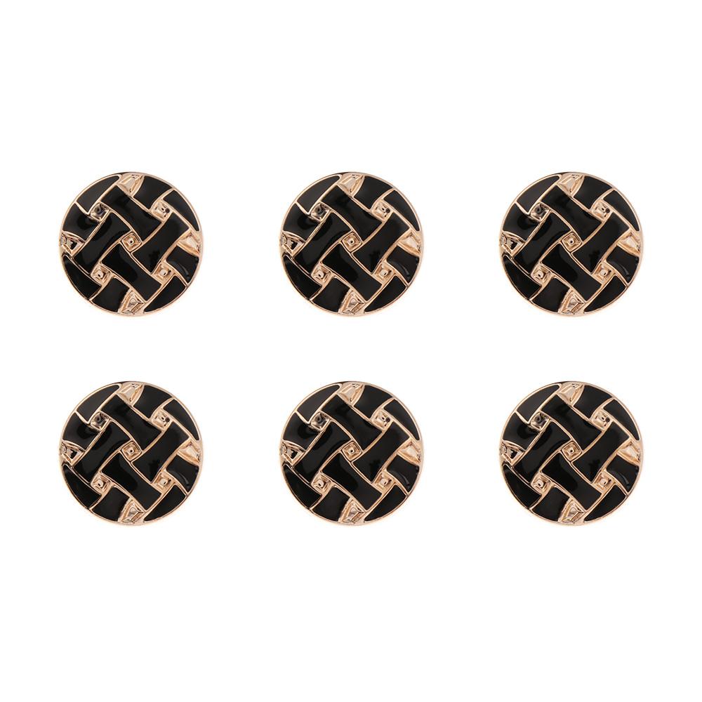 6pcs/set Detachable Adjustable Metal Button Clothing Crafts Decorative No Sewing Buttons Garment DIY Pearl Nail Accessories
