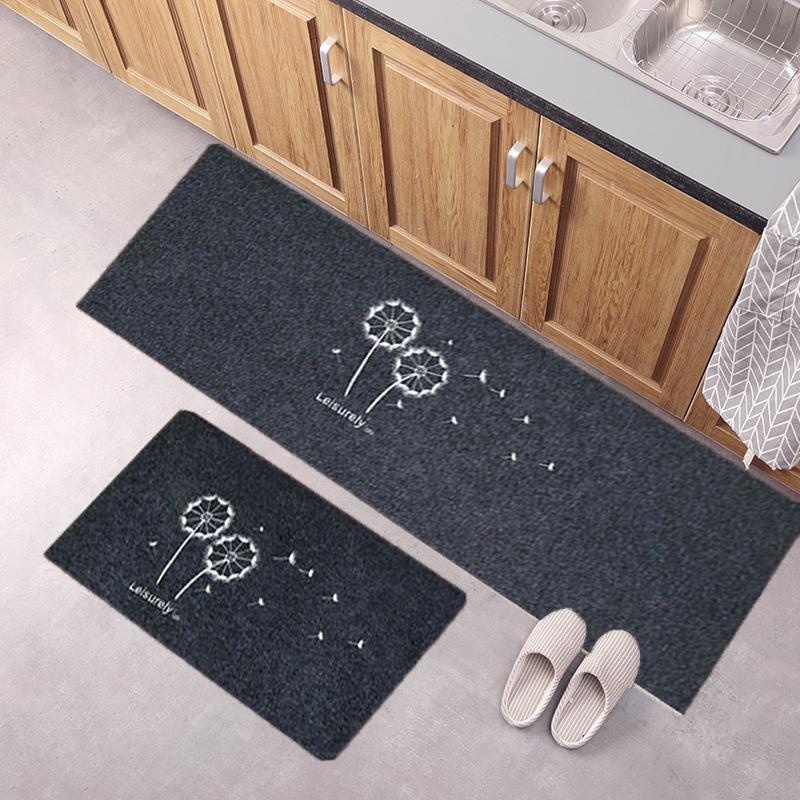 

80x120 Coral Fleece Kitchen Carpet Door Mat Bedroom Bay Window Carpet Bathroom Absorbent Non-slip Floor Mat Kitchen Rug 40x60cm
