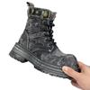Fashion Ladies Shoes Fashion Lace Up Women's Boots Autumn British Style Round Toe Denim Short Barrel Platform Chunky Heels Naked Boots