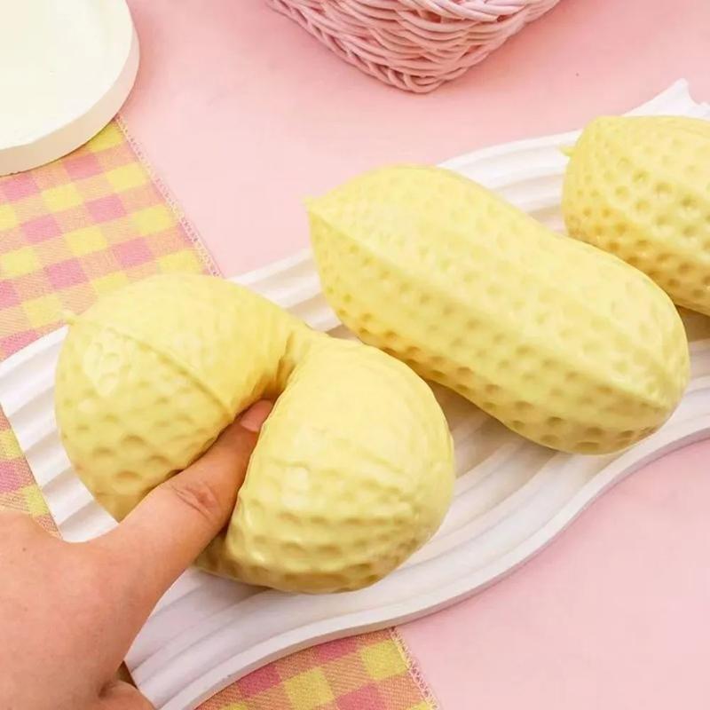 Peanut Stress Ball A Soft, Crispy And Creamy Textured Sensory Toy Is A Stress Relieving Asmr Toy Suitable For Adults