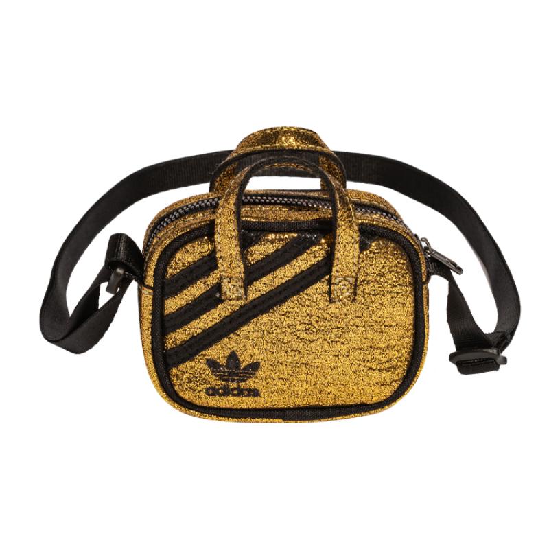 Adidas Originaluri Poliester Geantă Portabilă Crossbody Geantă de Umăr Mini Unisex Auriu Adidas HB0011