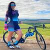 Xama Sleeved Woman Monkey Tights Cycling Road Suit Pro Cycling Suit 20D
