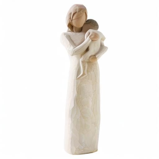 Weidenbaum-Skulptur Kind meines Herzens