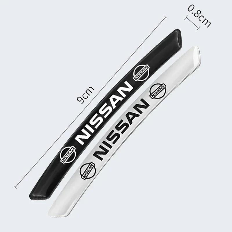 2025 For Nissan 4pcs Aluminum Car Badge Styling Wheel Hub Rims Decor Stickers For Nissan Nismo Juke Note Versa Almera X-Trail Xt