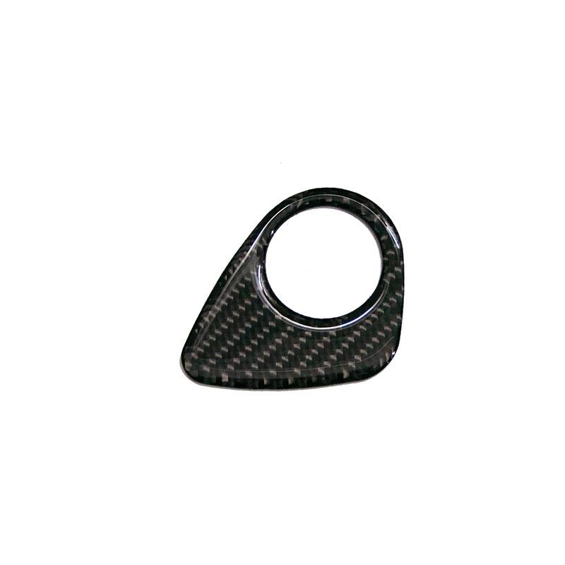 Carbon Fiber Ignition Key Hole Decoration Patch Car Stickers For Peugeot 2008 208 308 408 508 3008 Interior Accessories