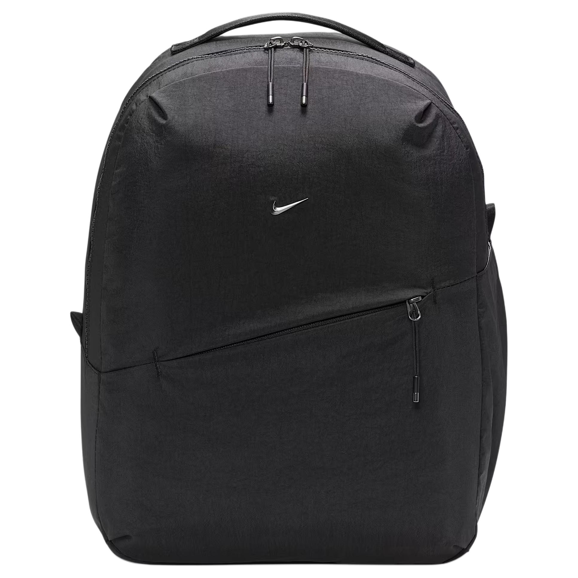 

Nike Aura 24L Solid Color Zipper Closure Nylon Backpack Unisex Backpack Black HF7007-013 Black