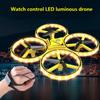 Gestensteuerung Fliegende Mini-Drohne RC-Drohne Armbanduhr Dron Interaktive Induktion RC-Quadcopter Intelligente Uhr Fernbedienung LED-Licht Spielzeug